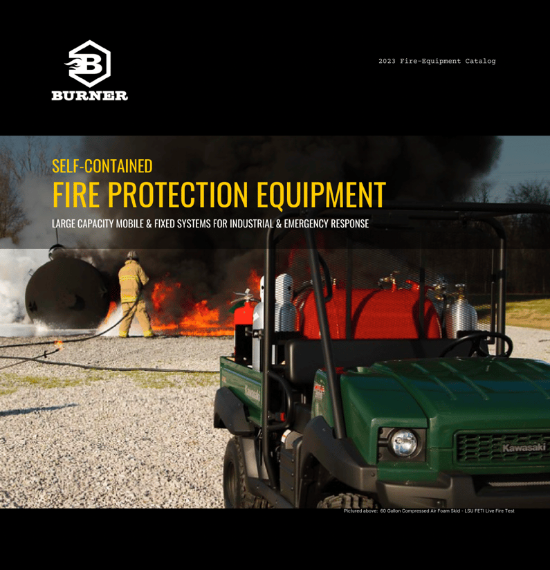 PreMixed Foam Skid Systems Single Agent Burner Fire Control